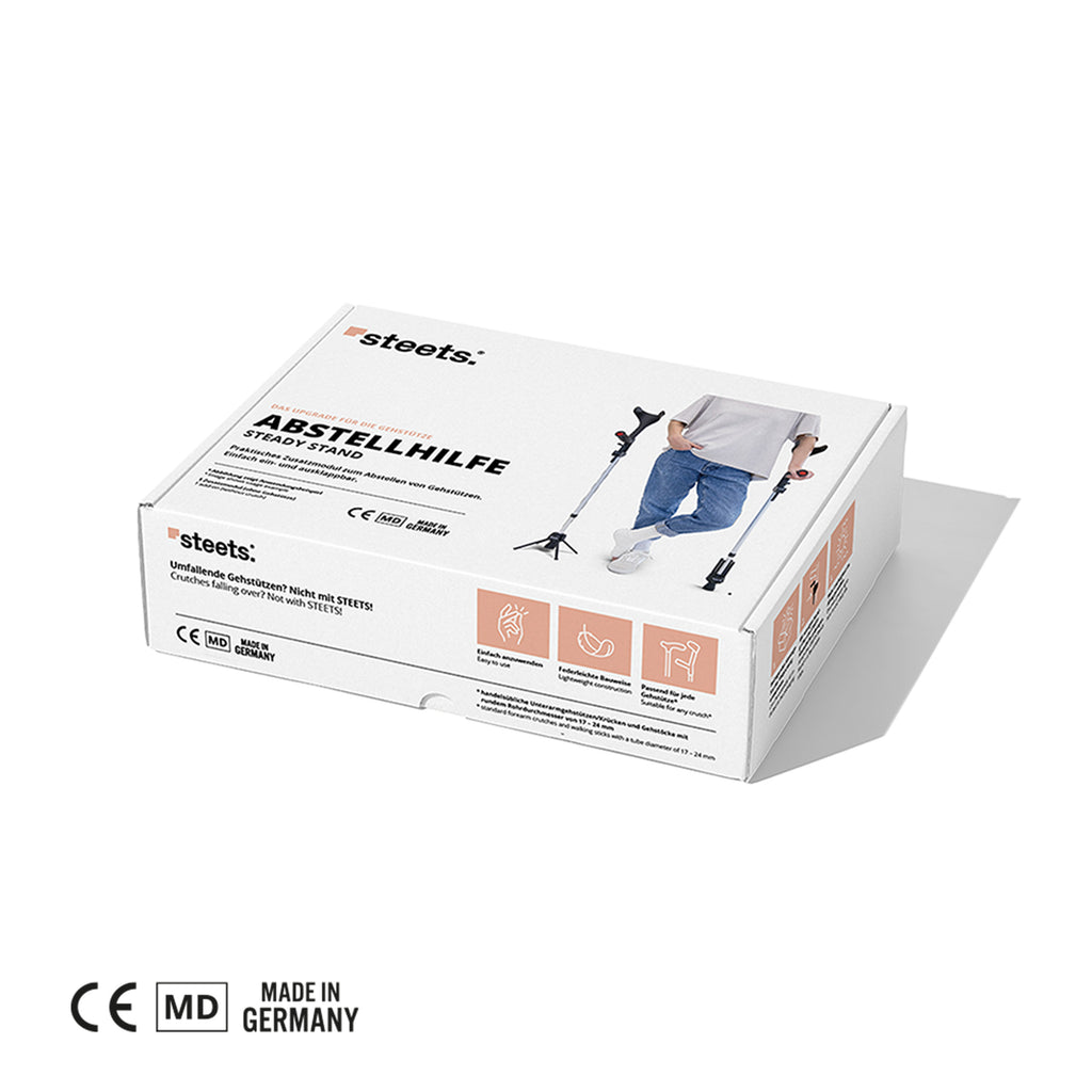 Steets Abstellhilfe – Zusatzmodul für Gehhilfen – Steets GmbH